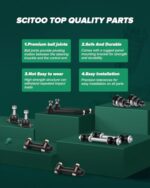 SCITOO 10pc Front Suspension Kit for 2013-2017 Honda Accord Complete - Image 3