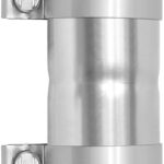 PALOZO 2 to 2 inch Exhaust Adapter with Clamp Stainless Steel, 2" ID to 2" ID Exhaust Reducer Connector Pipe with Clamp