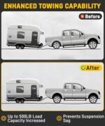 Heavy-Duty Leaf Spring Helper Kit: 500 LBS Load Boost for Trucks & SUVs - Image 3