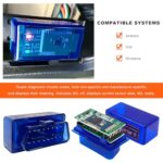 ELM327 Bluetooth OBD2 Scanner | 2PCS Car Diagnostic Tool Code Reader - Image 3
