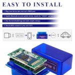 ELM327 OBDII Bluetooth Car Diagnostic Scanner Code Reader 2 Pack - Image 4