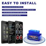 ELM327 Bluetooth OBD2 Scanner: 2-Pack Professional Car Diagnostic Tool - Image 4
