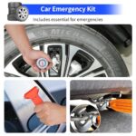 2 Ton Scissor Jack Kit 15pc Car Emergency Tire Change Tool Set - Image 4
