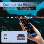DOITING ELM327 OBD2 Bluetooth Scanner Car Diagnostic Tool 1996+ Black - Image 3