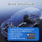 DOITING ELM327 OBD2 Bluetooth Scanner Car Diagnostic Tool 1996+ Black - Image 4