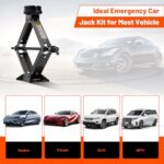 IMAYCC 2.5 Ton Scissor Car Jack Kit Portable Tire Change SUV MPV - Image 5
