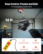 VEVOR 880lb Electric Hoist 110V 40FT Lift Remote Garage Winch - Image 3