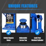 Big RED 20 Ton Hydraulic Bottle Jack for Car Truck Auto Lift - Image 4