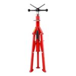 VEVOR 2500lbs Adjustable Pipe Stand Heavy Duty Folding Jack Welder - Image 5