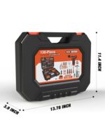 139-Pc Tool Kit with 8V Cordless Drill Set for DIY Home Repair - Image 3