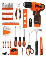 139-Pc Tool Kit with 8V Cordless Drill Set for DIY Home Repair - Image 4
