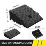 2Pack Heavy Duty Curb Ramps 5.12"H for Low Cars & Motorcycles - Image 3