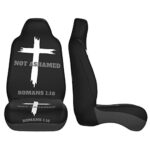 Faith-Inspired Cross Design Car Seat Covers | Universal Fit SUV Truck Vehicle - Image 2
