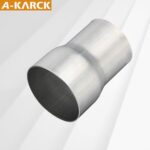 2" to 2.25" Stainless Steel Exhaust Adapter Pipe Reducer 4" Long - Image 2