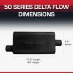 Flowmaster 50 Series Chambered Muffler - Performance Exhaust for Cars & Trucks - Image 8