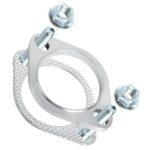 PALOZO 3" Stainless Steel Exhaust Flange Kit 76mm 2 Bolt Gasket Set - Image 5