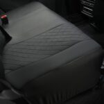 GIANT PANDA Black Car Rear Bench Seat Cover for SUV and Cars - Image 6