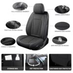 FaiFani Custom Fit Waterproof Car Seat Covers for Mitsubishi Outlander 2003-2025 - Image 4
