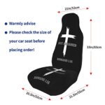 Faith-Inspired Cross Design Car Seat Covers | Universal Fit SUV Truck Vehicle - Image 5
