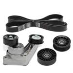 Replacement Parts for 4x Supercharger Serpentine Belt Drive Component Kit for Pontiac Buick V6 3.8L Mod-AP88P-19069