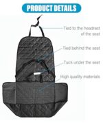Ultimate Waterproof Dog Car Seat Cover - Nonslip, Scratch-Proof Pet Protector - Image 3