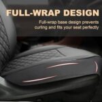 Kia Leather Seat Covers Waterproof Custom Fit 2 Pack Black - Image 4