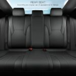 Honda Accord Seat Covers 2023-2025 Leather Waterproof Full Set Airbag Safe Black - Image 2
