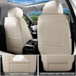 FaiFani Luxury Leather Car Seat Covers for Lexus ES300 ES350 5-Seat Beige - Image 6