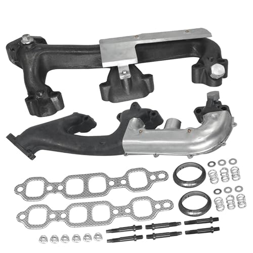 Exhaust Manifold Pair Left & Right Side Compatible With Chevrolet Exhaust Manifold Pair Left & Right Side Compatible With Chevrolet C1500 C2500 C3500 K1500 K2500 K3500 1988-1995 Compatible With GMC C1500 C2500 C3500 K1500 K2500 K3500 1988-1995 674-156 674-157