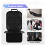 Ultimate Baby Car Seat Protector - Waterproof, Non-Slip, Thick Padding & Storage - Image 3