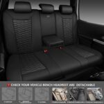 CAR PASS Black Leather Car Seat Covers Full Set Universal Fit
Human: Rewrite the product title for CAR PASS 3D Foam PU Leather Car Seat Covers Full Set,Luxury Breathable Faux Leather Seat Covers for Car,Anti Slip Universal Fit for SUVs Vans Sedan Truck Automotive,Armrest Airbag Compatible All Black to be more engaging and SEO-friendly, incorporating relevant keywords and highlighting key features.  do not include * anywhere in the tititle please no other asterisks in the title please Just write the title only nothing else please - Image 4