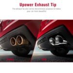 Dual Exhaust Tips 2.5 to 3.5 Inch Stainless Steel Angle Cut 2 Pack - Image 6