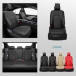 FEINEPRO Custom Leather Seat Covers Toyota Camry 2025-2026 Black - Image 8