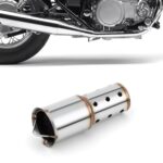 RIDLOG Motorcycle DB Killer 51mm Universal Muffler Silencer Baffle Removable Noise Eliminator Motorcycle Exhaust Pipe Muffler Fit for Harley Honda Yamaha Kawasaki Suzuki