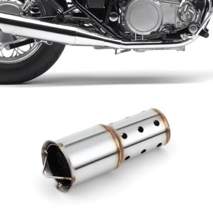 RIDLOG Motorcycle DB Killer 51mm Universal Muffler Silencer Baffle Removable Noise Eliminator Motorcycle Exhaust Pipe Muffler Fit for Harley Honda Yamaha Kawasaki Suzuki
