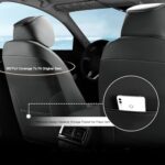 Honda Accord Seat Covers 2023-2025 Leather Waterproof Full Set Airbag Safe Black - Image 3