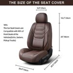 Premium Leather Car Seat Covers Full Set | Universal Fit SUV & Sedan Breathable Protection - Image 5