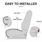 Premium Universal Car Seat Covers with Storage Pockets - Padded Automotive Protection - Image 5