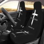 Faith-Inspired Cross Design Car Seat Covers | Universal Fit SUV Truck Vehicle - Image 3