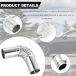 KVAEY Diesel Heater Exhaust Pipe Elbow 25mm Stainless Steel Connector Kit - Image 3