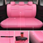 Pink Leather Car Seat Covers: Universal Fit, Waterproof, Comfort & Protection - Image 3