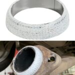 UBOG Exhaust Gasket,Car Accessories Exhaust Flange Gasket,2 Inch 2.25 Inch 2.5 Inch 3 Inch Exhaust Manifold Gasket,Car Exhaust Donut Gasket Seal Ring Replacement,Suitable for Cars Trucks (2.5inch)