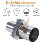 Simnliras 3-Bolt Exhaust Flange Kit 60mm Stainless Steel Universal - Image 7