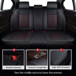 MIROZO Waterproof Seat Covers Universal Fit Sedan Truck SUV - Image 4