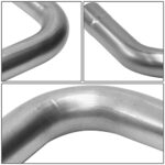 Universal Mild Steel Exhaust Tubing Kit: 8pc Custom Mandrel Bend Pipes 2.5" - Image 4
