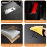 Honda Accord Seat Covers 2023-2025 Leather Waterproof Full Set Airbag Safe Black - Image 6
