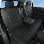 GIANT PANDA Black Car Rear Bench Seat Cover for SUV and Cars - Image 3