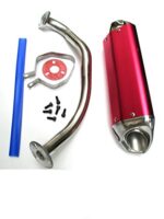 GY6 Performance Exhaust Muffler 50cc-400cc Scooter ATV Go Kart - Image 3