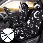 Celestial Comfort: Moon Stars Car Seat Cover Set - Universal Fit, Thick Padding - Image 2