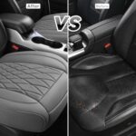 Premium Leather Car Seat Covers w/ Storage Pocket - Universal Fit Gray - Image 6